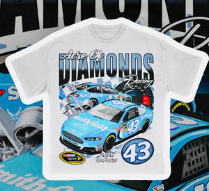 Blue Racing Short Sleeve Shirt