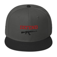 Load image into Gallery viewer, DEFEND Snapback Hat
