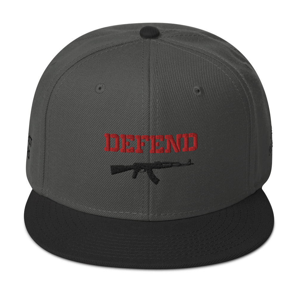 DEFEND Snapback Hat